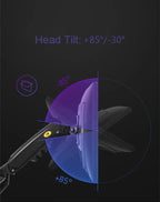 Bras articulés double pour écrans NB F160 ComfortSetup