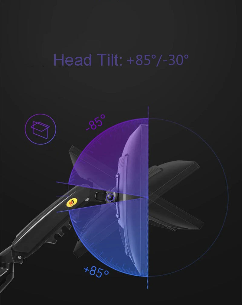 Bras articulés double pour écrans NB F160 ComfortSetup