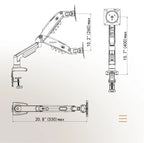 Bras articulés NB NORTH BAYOU F80 ComfortSetup