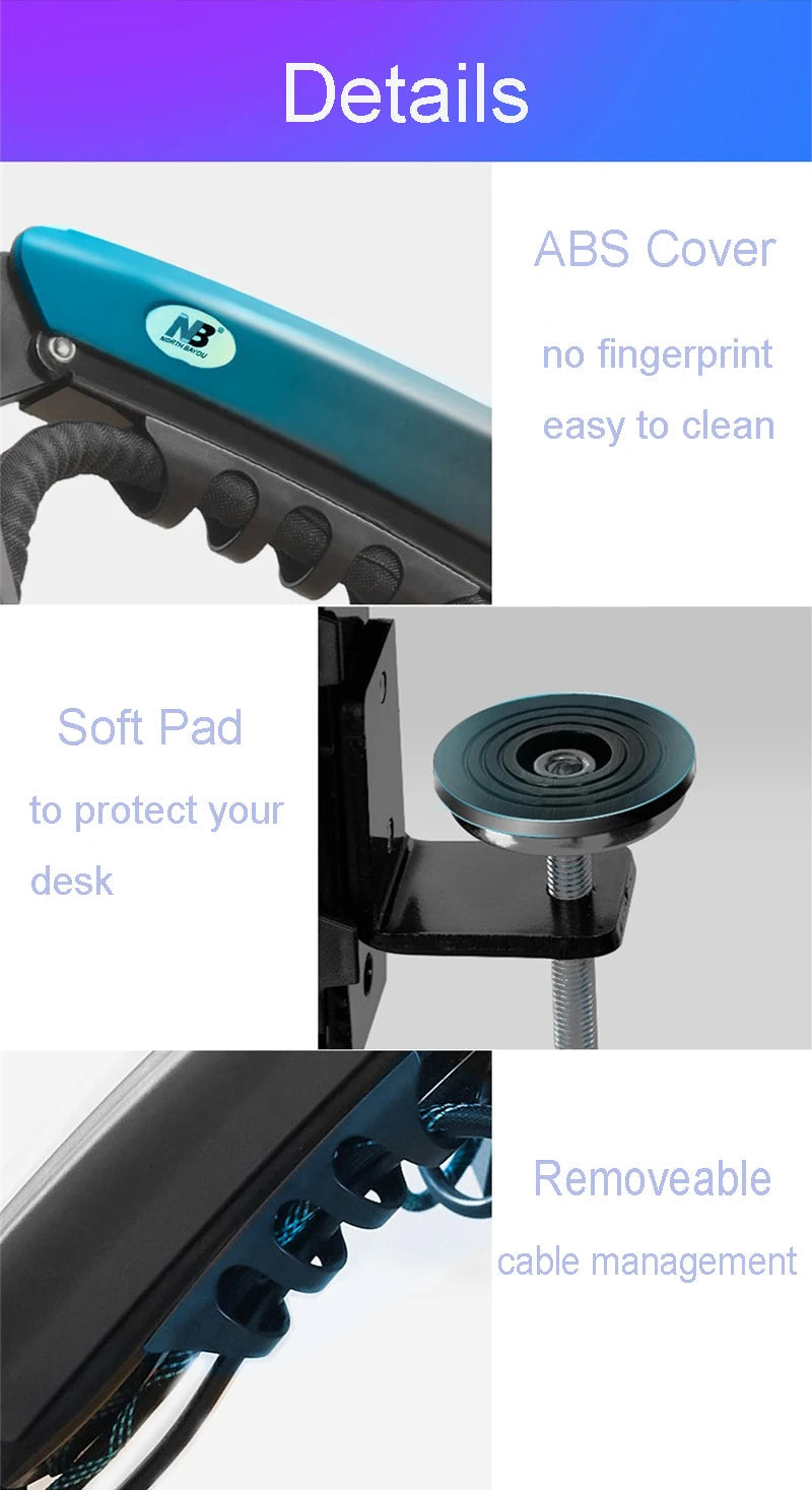 Bras articulés double pour écrans NB F160 ComfortSetup