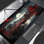 Starry Sky Moon Mouse Pad Large Computer Office Game Table Mats XXL Rubber Anti-slip Gaming Keyboard Mousepads Long Desk Pads ComfortSetup