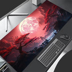 Starry Sky Moon Mouse Pad Large Computer Office Game Table Mats XXL Rubber Anti-slip Gaming Keyboard Mousepads Long Desk Pads ComfortSetup