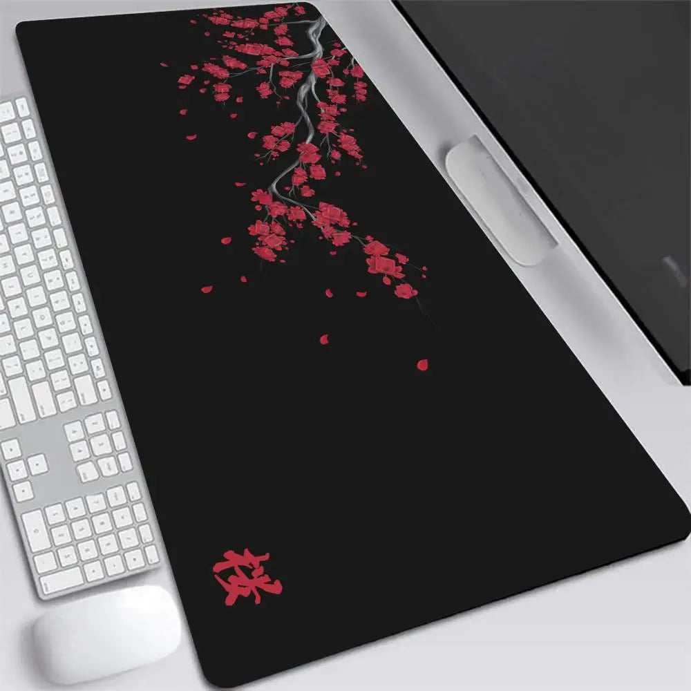 Tapis de souris XXL fleurs de cerisier ComfortSetup