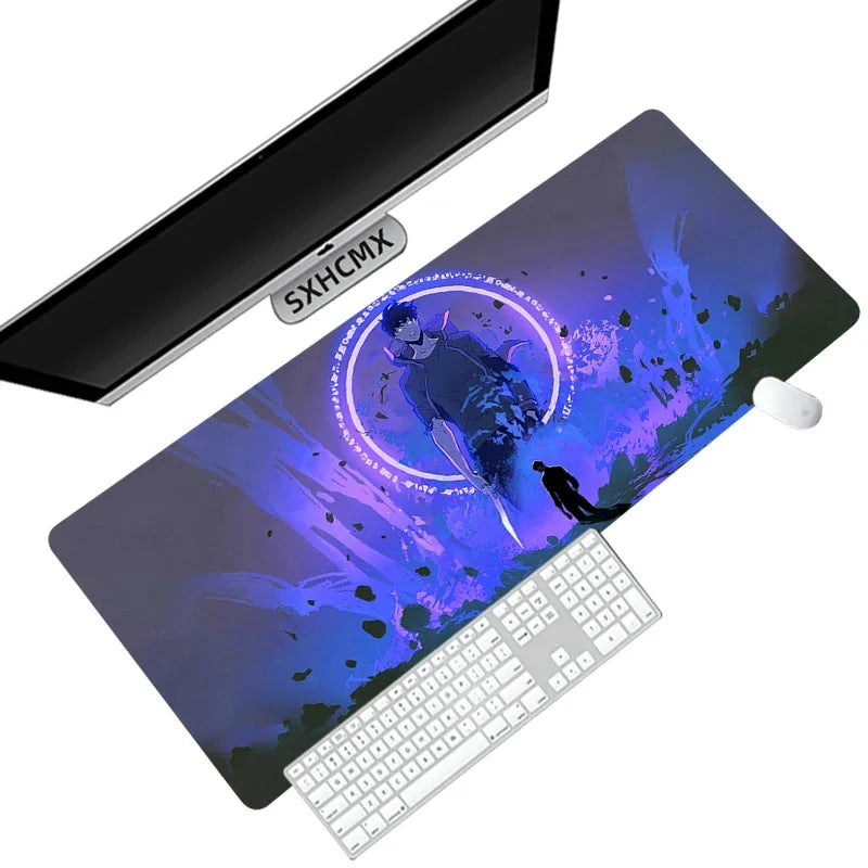 Anime Solo Leveling Mousepad HD Printing Computer Gamers Locking Edge Non-slip Mouse Pad XXL90x40cm Keyboard PC Desk Pad ComfortSetup