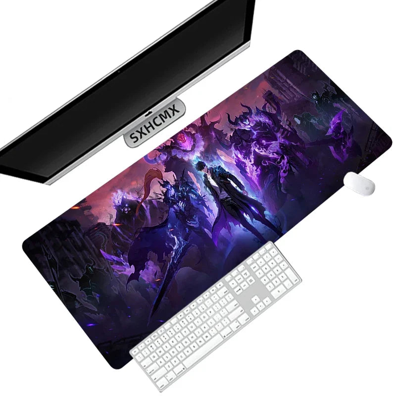 Anime Solo Leveling Mousepad HD Printing Computer Gamers Locking Edge Non-slip Mouse Pad XXL90x40cm Keyboard PC Desk Pad ComfortSetup
