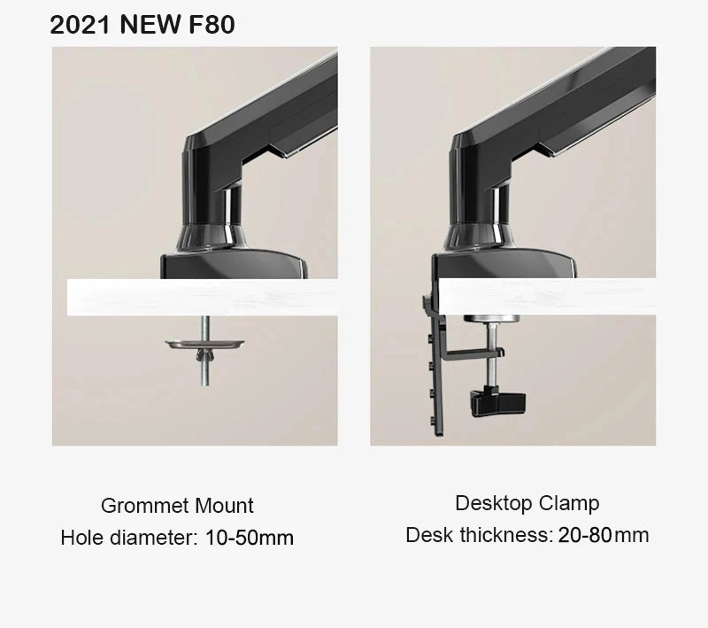 Bras articulés NB NORTH BAYOU F80 ComfortSetup