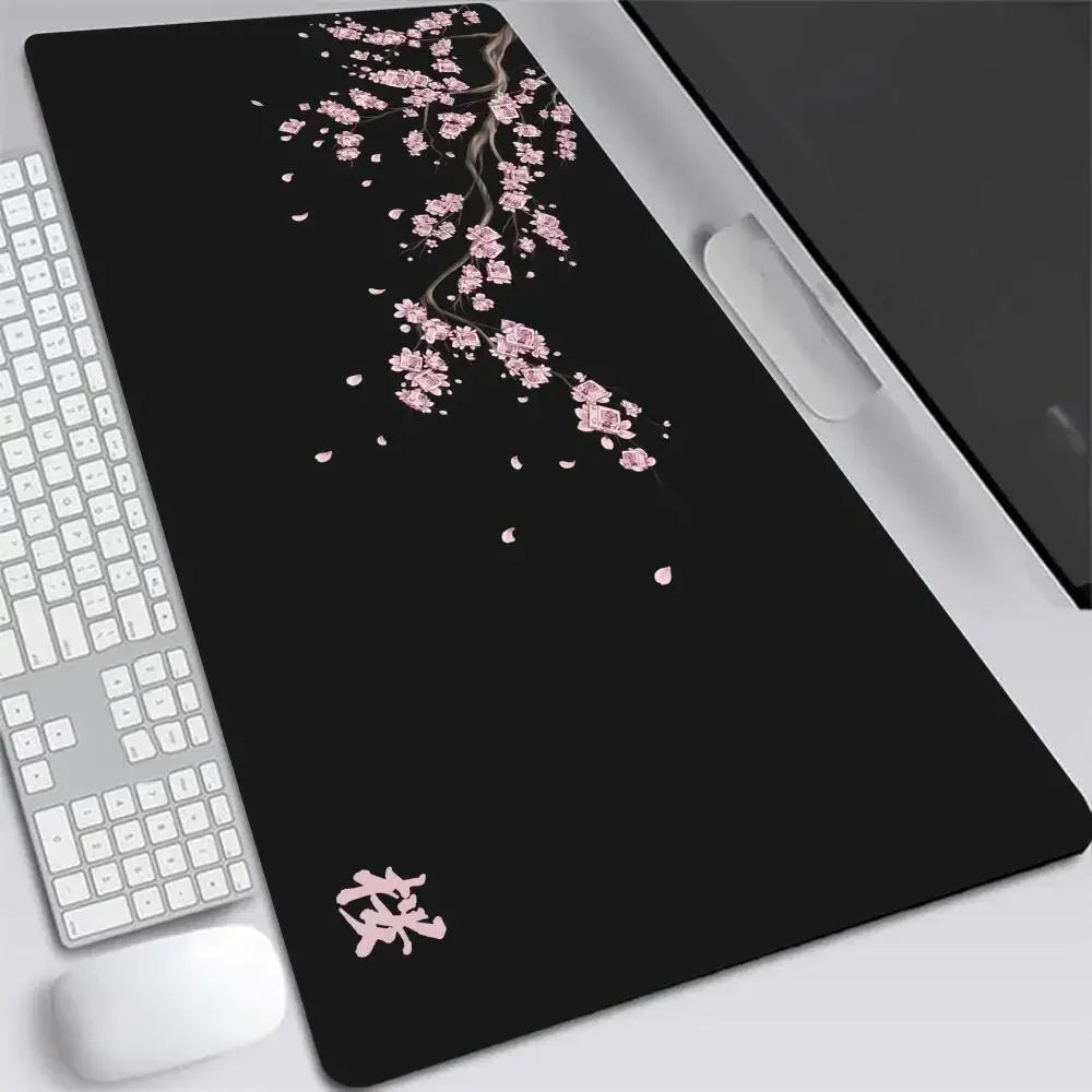Tapis de souris XXL fleurs de cerisier ComfortSetup