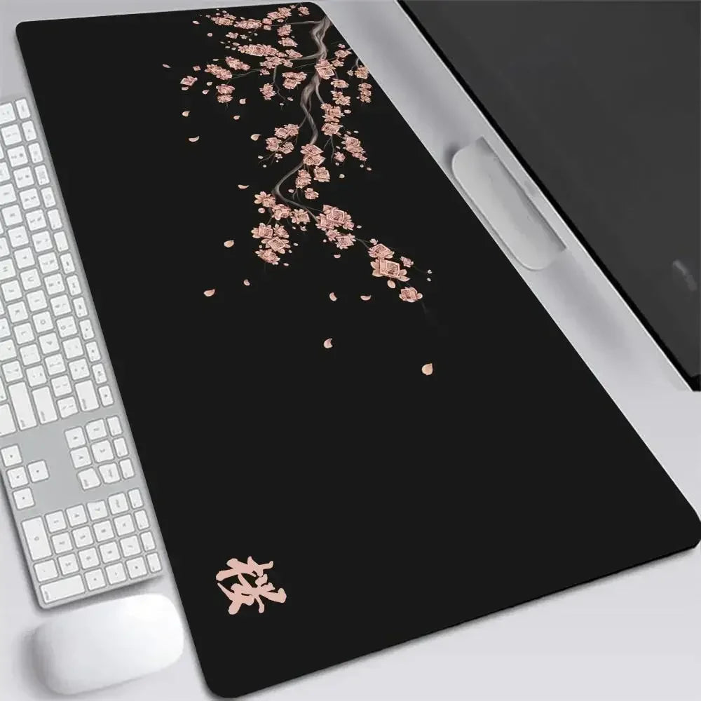 Tapis de souris XXL fleurs de cerisier ComfortSetup